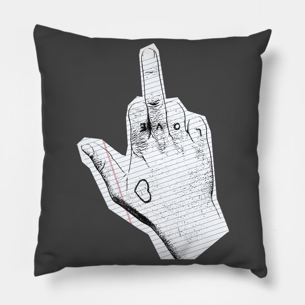 Fuck Love Pillow by halfzero