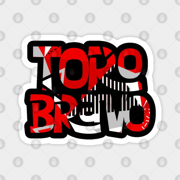 Toro Bravo Magnet by funandgames