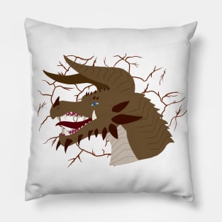 Do the Earth Dragon Stomp! Pillow