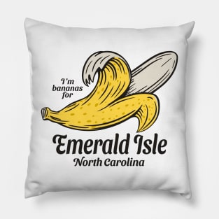 Emerald Isle, NC Summertime Vacationing Going Bananas Pillow