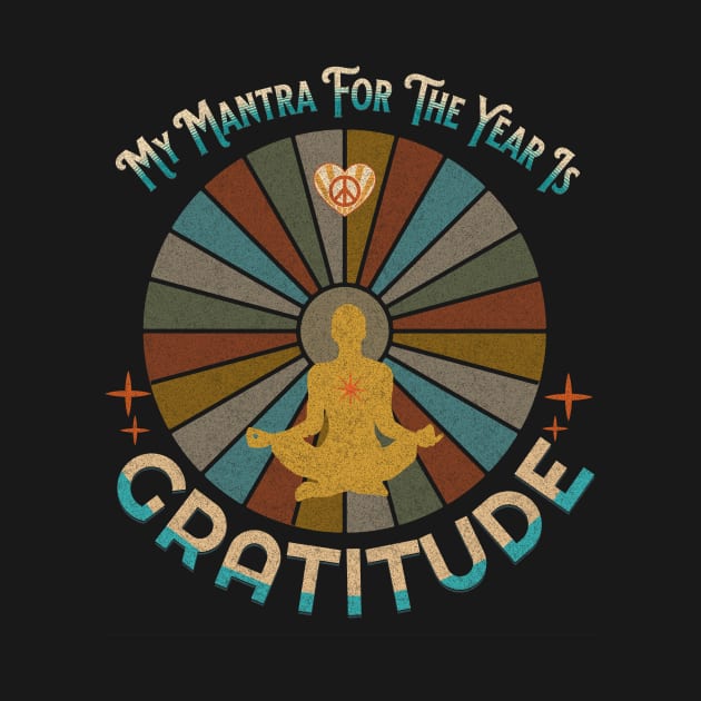 Gratitude Grateful Thankful New Year Resolution Unisex T shirt by Savi L'amour