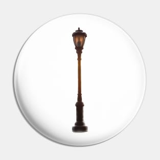 Sunset Manhattan Street Lamp NYC Pin