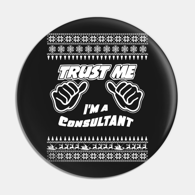 Trust me, i’m a CONSULTANT – Merry Christmas Pin by irenaalison