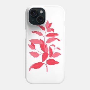 Pink and Green Cute Plants Phone Case