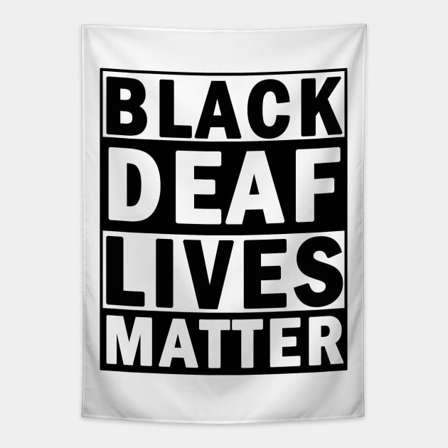 Black deaf lives matter Tapestry by valentinahramov
