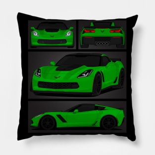 Z06 GREEN Pillow