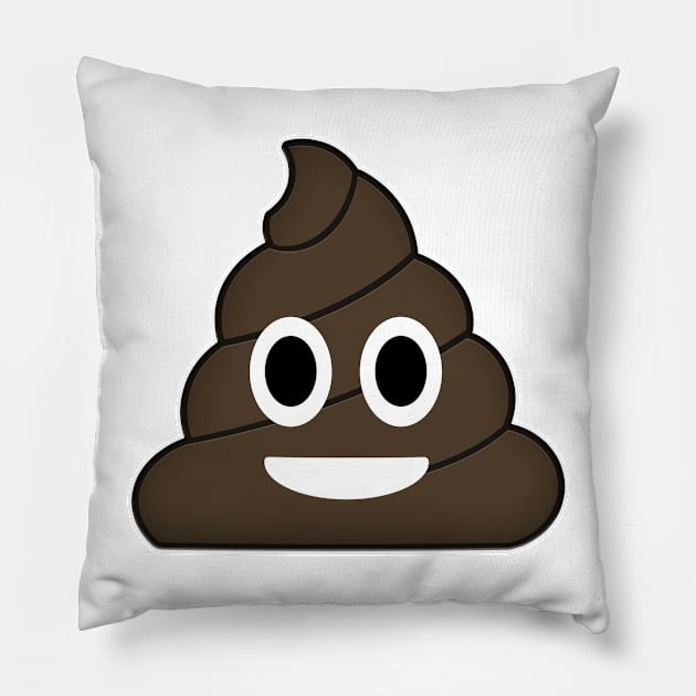 Emoji Poo Pillow by MonHood