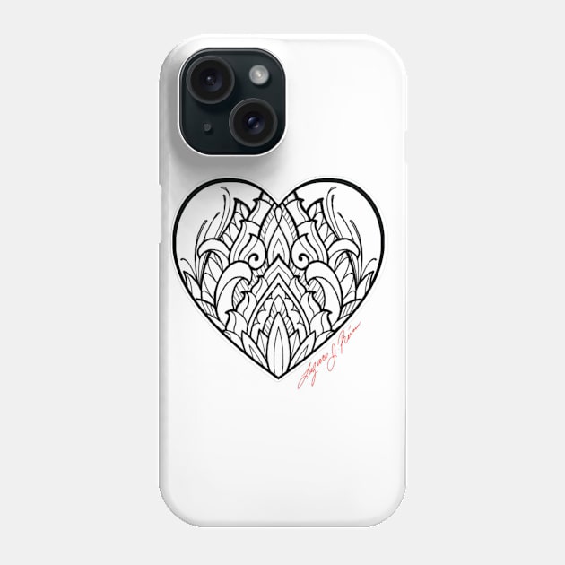 Heart Phone Case by Lazrartist