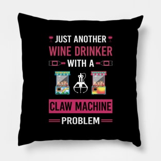 Wine Drinker Claw Machine Crane Pillow