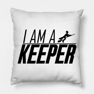 Keeper Black White Pillow