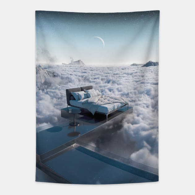 above the clouds Tapestry by AdinCampbell