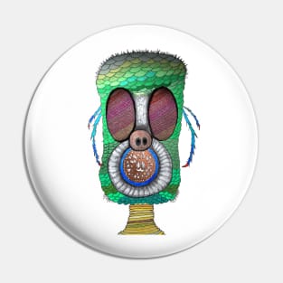 Alien Lamprey Pin