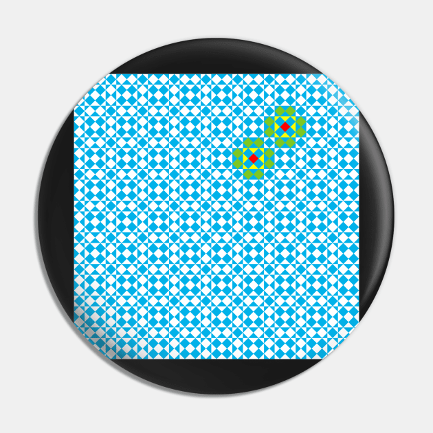 Tessellation tiling pattern in blue Pin by funmaths