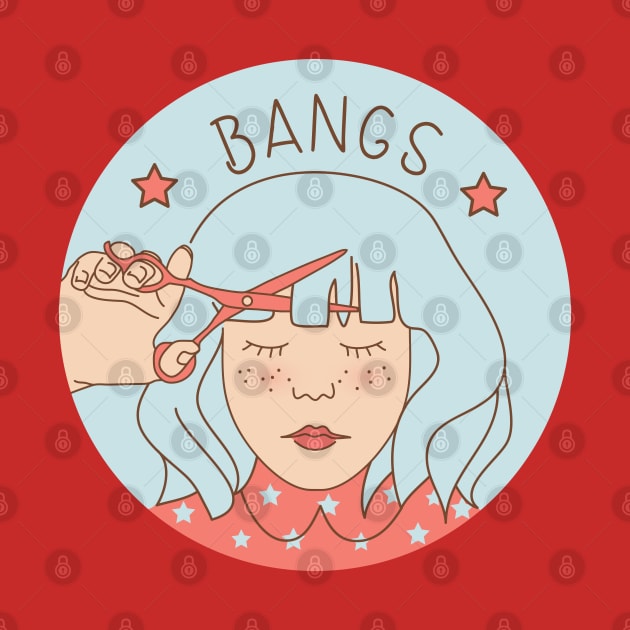 girl with bangs by Wlaurence