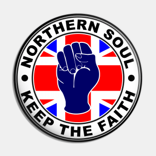 Northern soul union flag Jack Pin