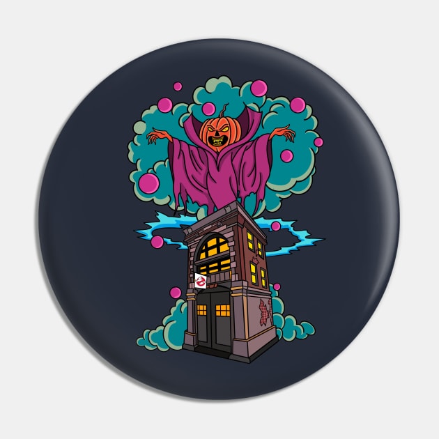 Buffalo Ghostbusters - Samhain Halloween Pin by Buffalo Ghostbusters