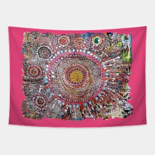 Psyco Mandala Tapestry