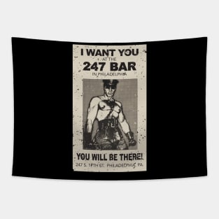 Philly Vintage Gay Bar Tapestry