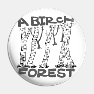 a birch forest Pin