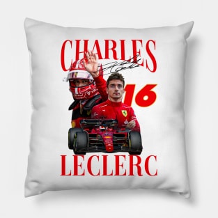 Charles Leclerc Cool Retro Charles Leclerc Pillow