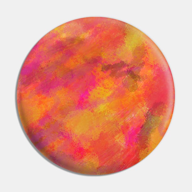 Orange Watercolor Abstract Pin by Ginstore