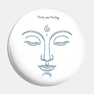 Purity Healing Buddha Babe Pin