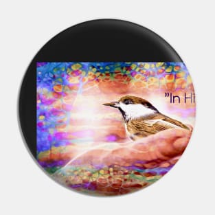 "In His Hands" Pin