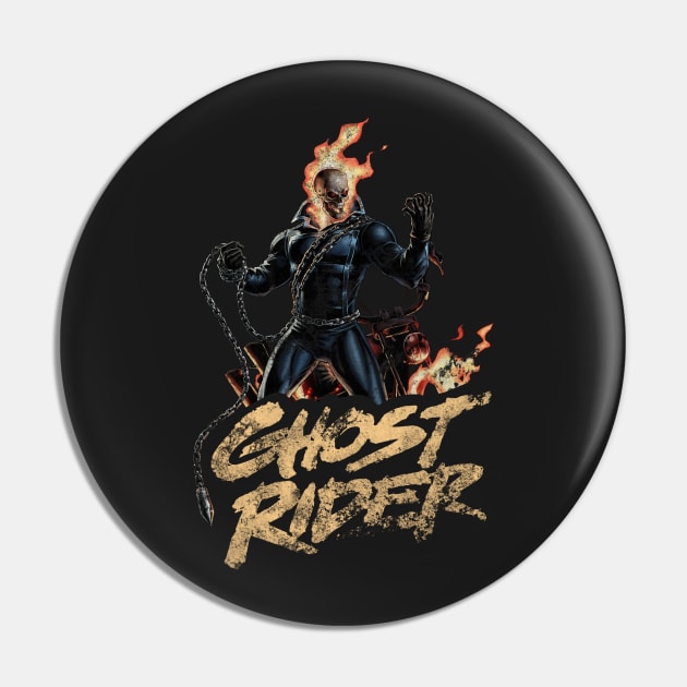 Ghost Rider Pin by k4k7uz