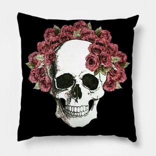 Floral Skull 12 Pillow