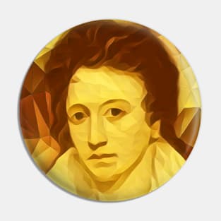 Percy Bysshe Shelley Golden Portrait | Percy Bysshe Shelley Artwork 9 Pin