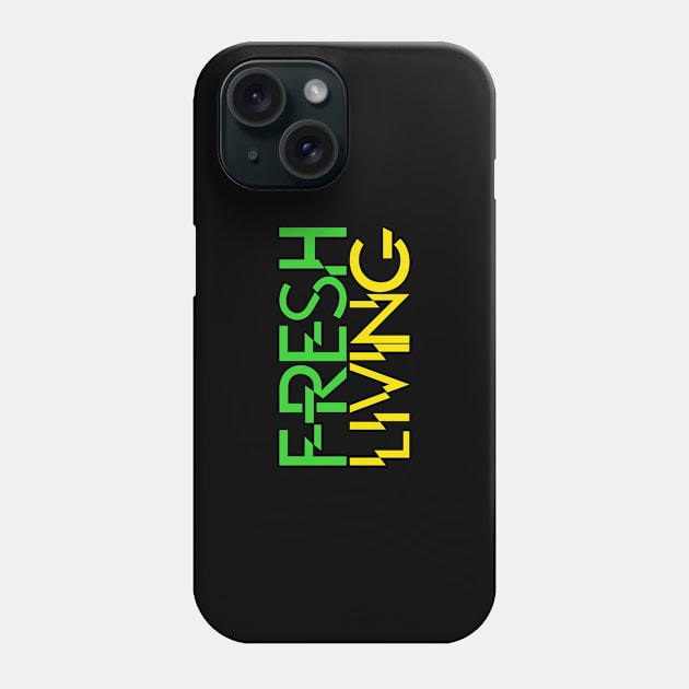 Fresh living-green/yellow Phone Case by God Given apparel