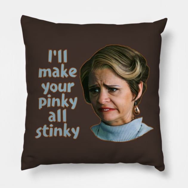 Strangers With Candy Pillow by Indecent Designs