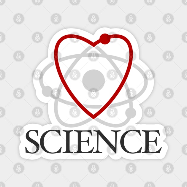 Love science design Magnet by ScienceCatIncognito