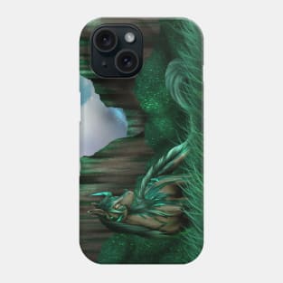 Green World landscape - Oricorns and Cliffs Phone Case