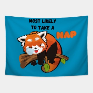 Most Likely To Take A Nap Tapestry