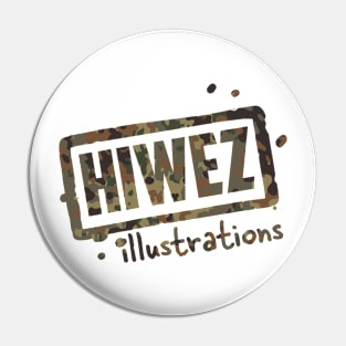 HIWEZ logo Flecktarn Pin
