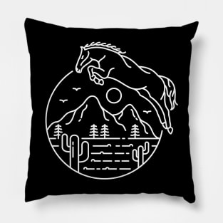 The Desert Horse Pillow