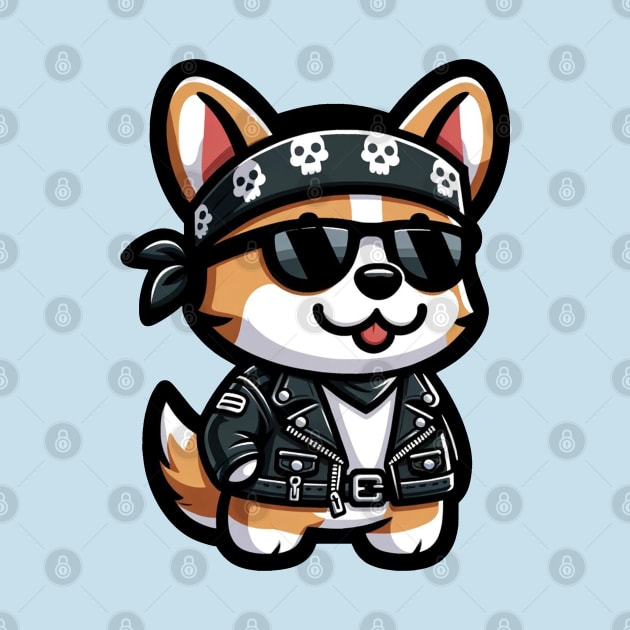 motorbike gang corgi by Ferdi Everywhere