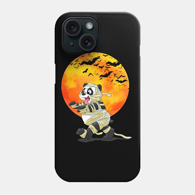 Mummy Panda Halloween Girl Boy Costume Phone Case by Band of The Pand