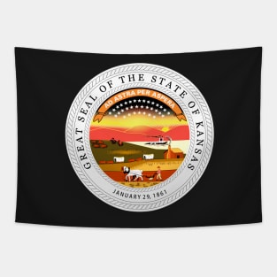 Kansas Coat of Arms Tapestry