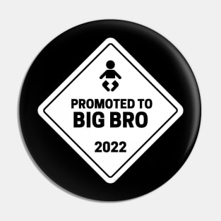 Promoted to Big Brother Baby Announcement Pin