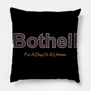 Bothell Grunge Text Pillow