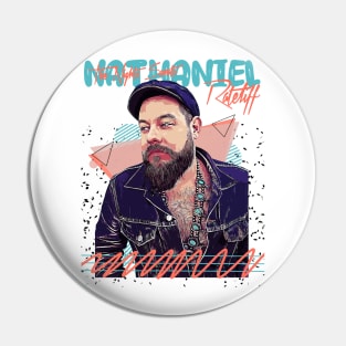 Retro Nathaniel Rateliff and The Nights Sweats /// Fan Art Design Pin