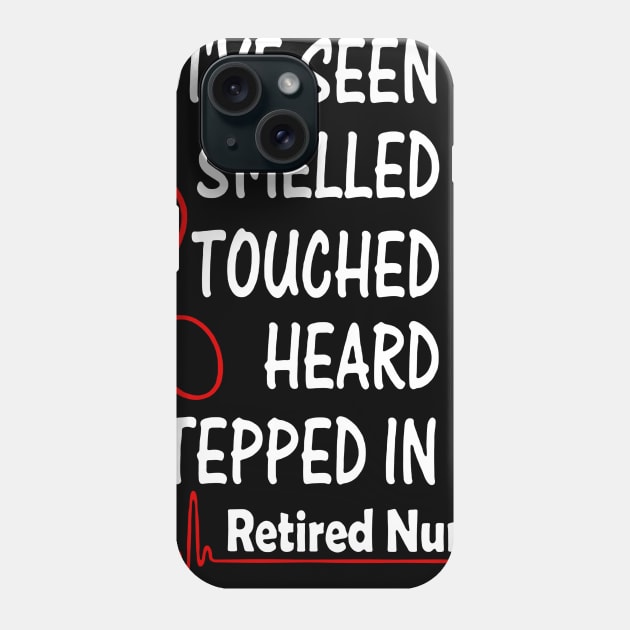 Retired Nurse Phone Case by Namio