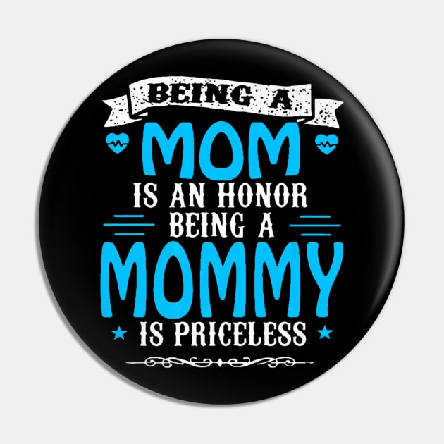 Being A Mommy Pin by Stick Figure103