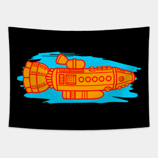 Space Rocket Ceti 3 Tapestry