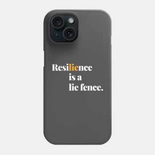 Clever Resilience: A Minimalistic Typography Design Phone Case