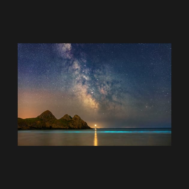 Three Cliffs Bay Bioluminescent Plankton by dasantillo