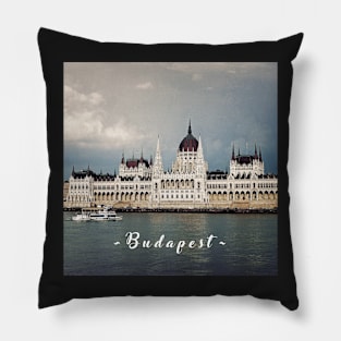 Hungarian Parliament in Budapest Pillow