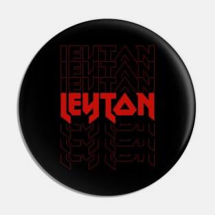 IRON TEXT || LEYTON Pin